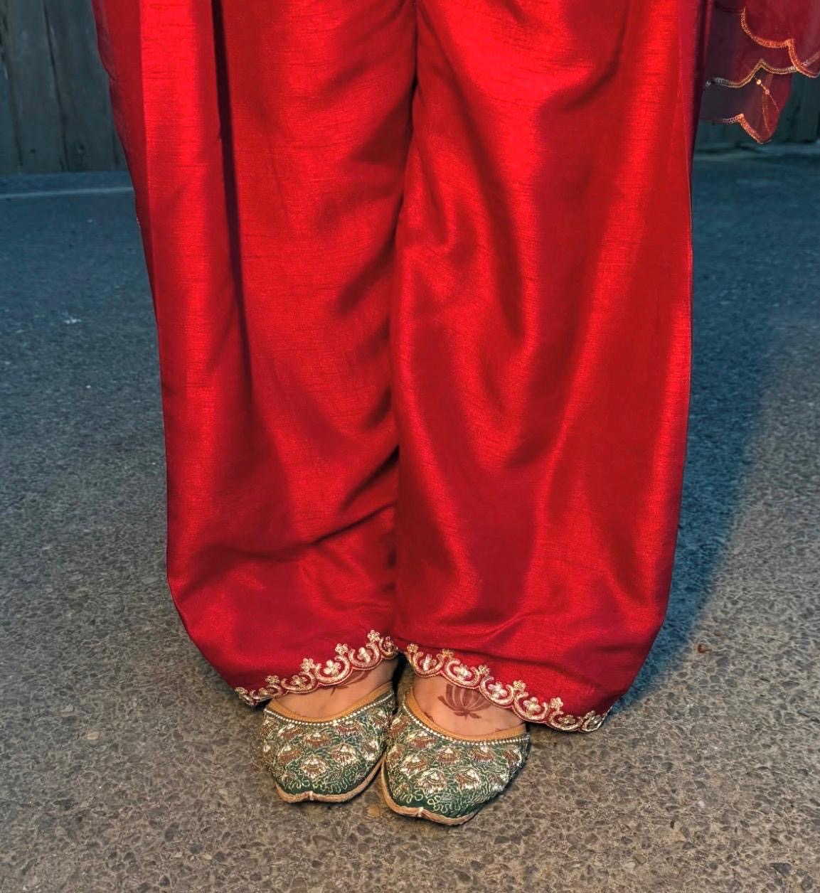 Brocade Choga Salwar Set