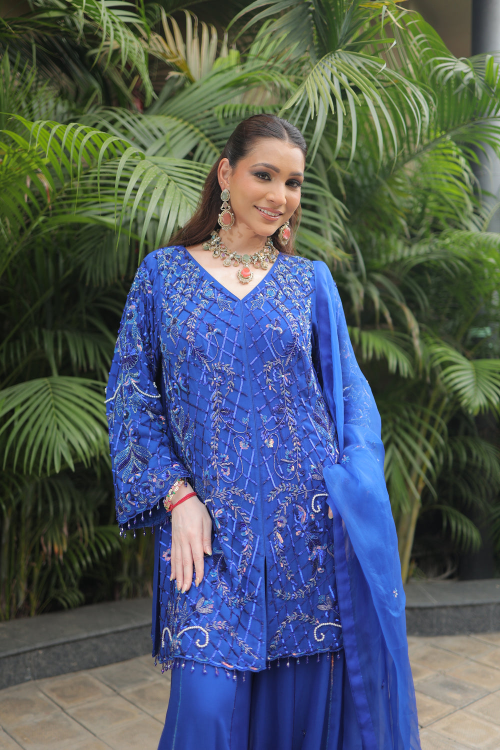 Neelara Sharara Set