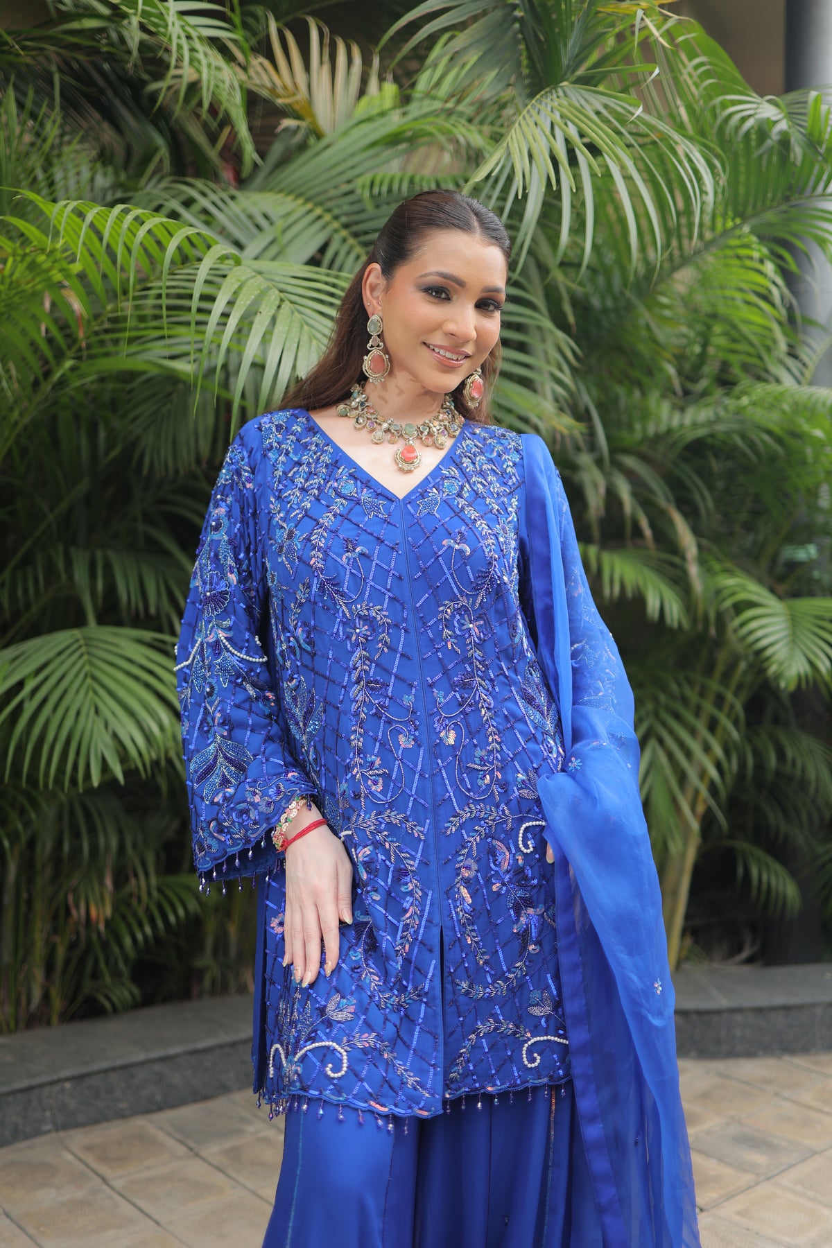 Neelara Sharara Set