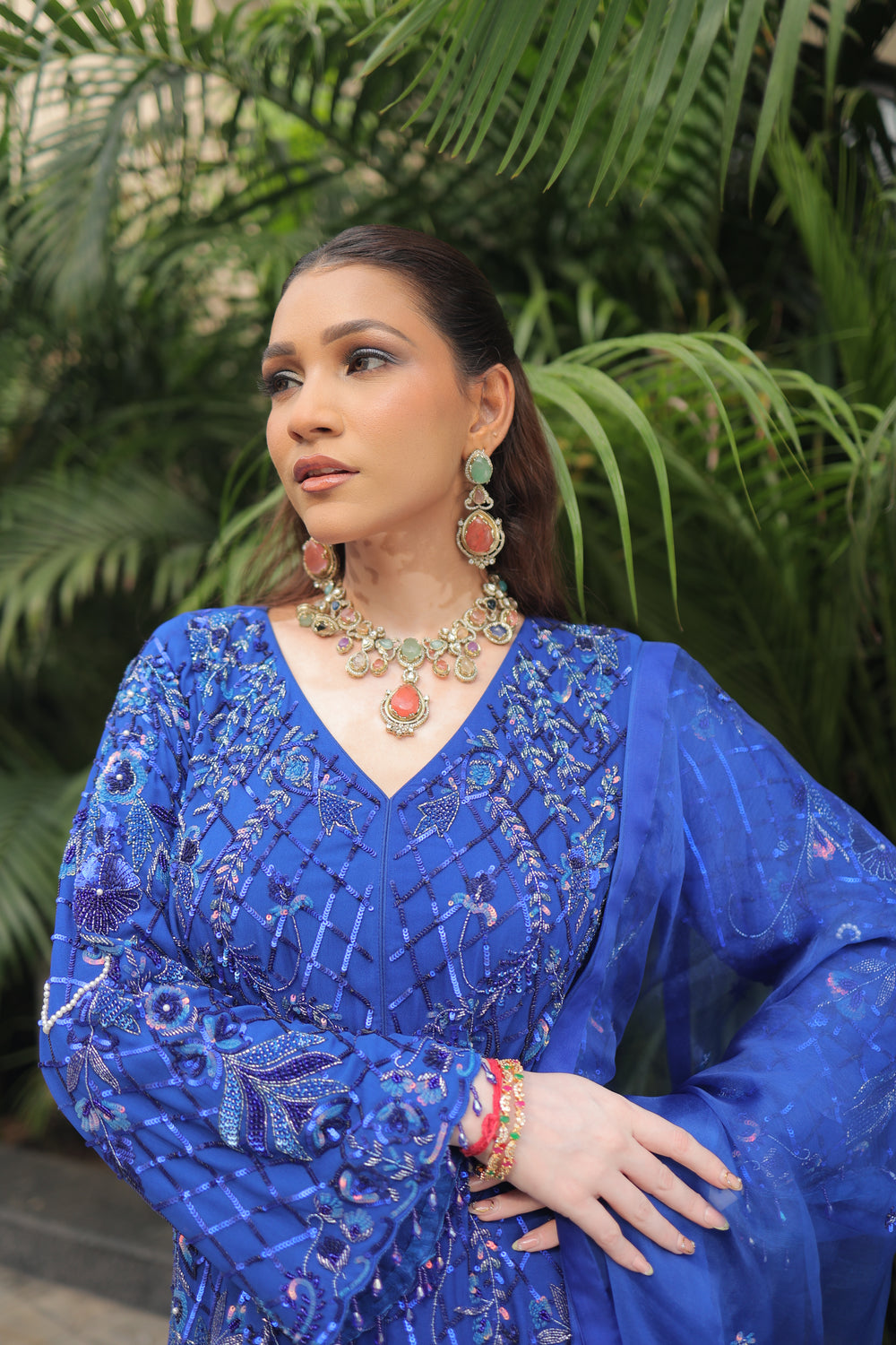 Neelara Sharara Set
