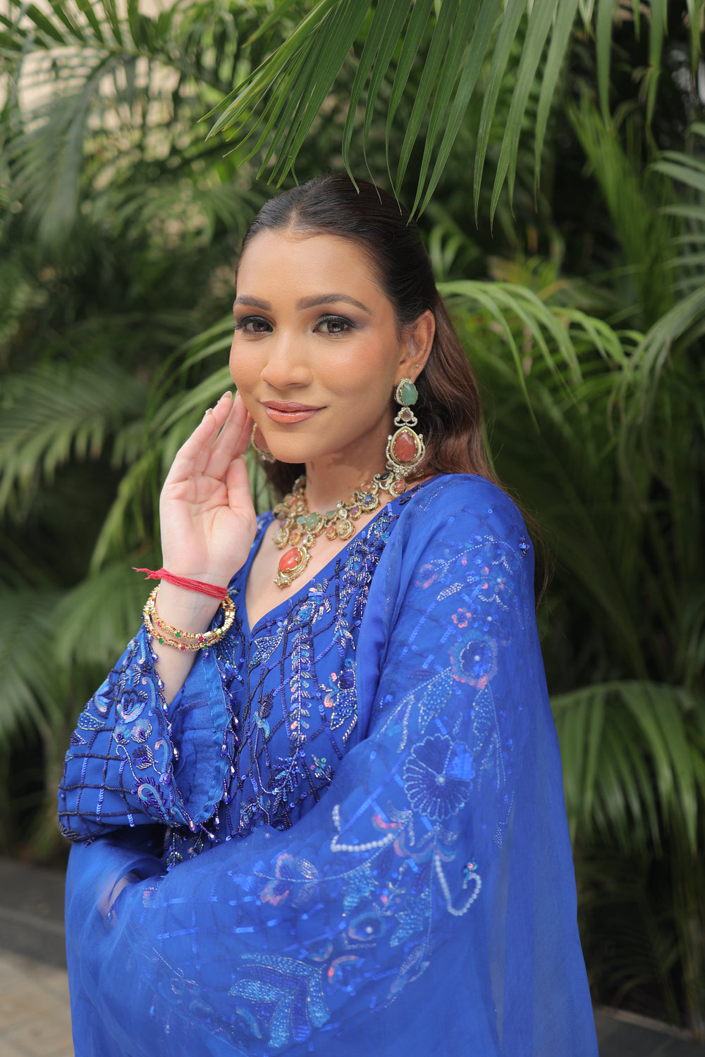Neelara Sharara Set